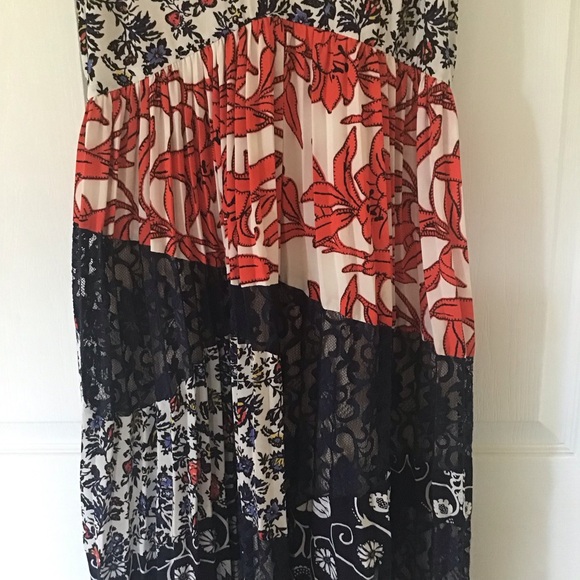 Anthropologie Maeve Isa multiple prints bohemian dress Sz 2 - Picture 4 of 8